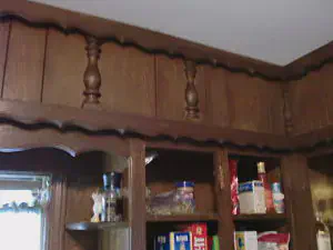 painting kitchen cabinets before