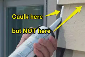 Top 3 Things to NOT Caulk