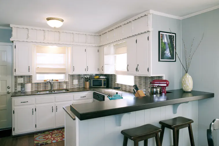 painted cabinets Golden Oak