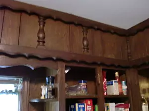 painting kitchen cabinets before