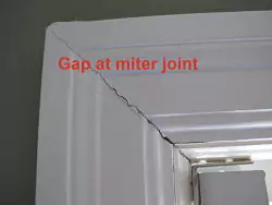 paint prep kansas city crestwood painting miter joint gap