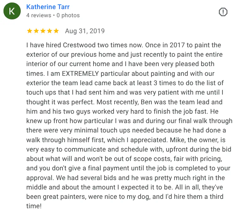 customer review